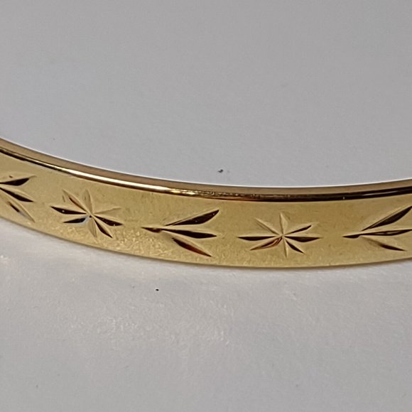Gold Tone Napier Bangle - Picture 3 of 11